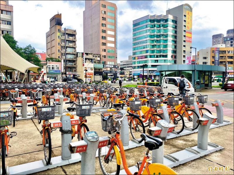 YouBike前30分鐘內騎乘免費暫不取消，桃園市府盼藉此措施增加民眾使用黏著度。（記者魏瑾筠攝）