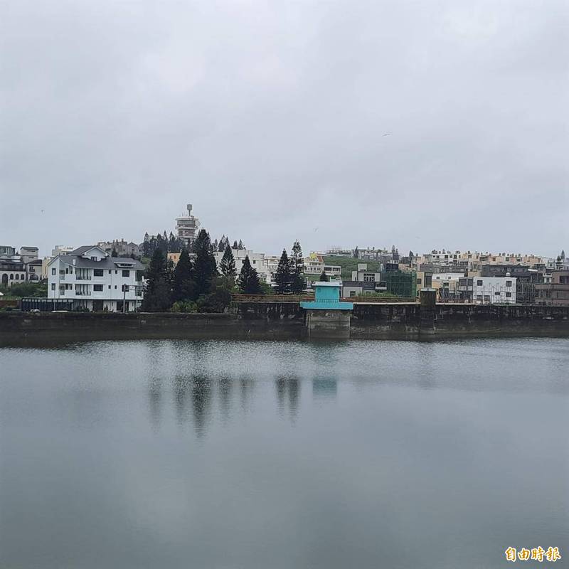 澎湖受西南氣流影響，雖然出現豪大雨，但水庫進水量有限。（記者劉禹慶攝）