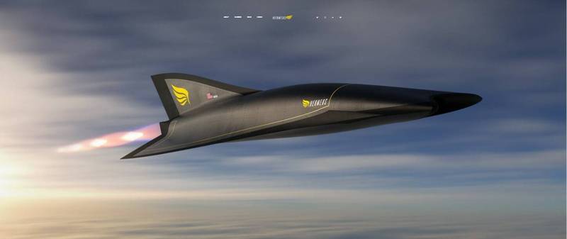 新创公司Hermeus开发中的高超音速载客飞机Quarterhorse模拟图。（取自Hermeus官网）(photo:LTN)