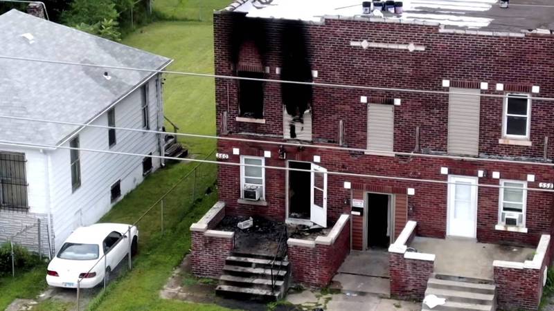 美国伊利诺州东圣路易斯公寓火灾，5名未满10岁的儿童葬身火窟。（美联社）(photo:LTN)