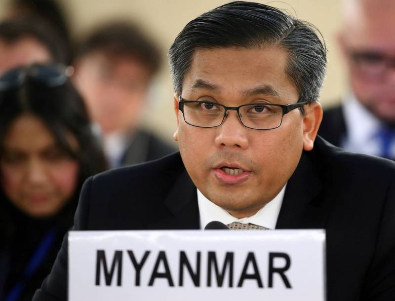 美检察官办公室指出，有人策划要谋害缅甸驻联合国大使觉莫敦。（路透）(photo:LTN)