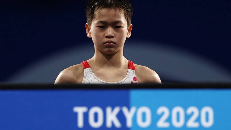 中国14岁少女全红婵5日以破世界纪录的高分夺下东京奥运女子跳水10公尺跳台项目金牌。（路透资料照）(photo:LTN)