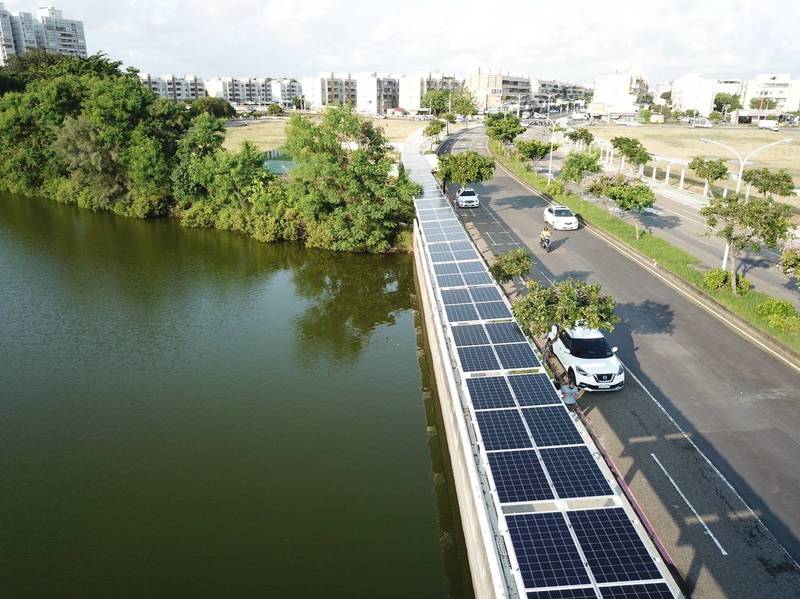 好陽光 台南第1條太陽光電自行車道9月完工 生活 自由時報電子報