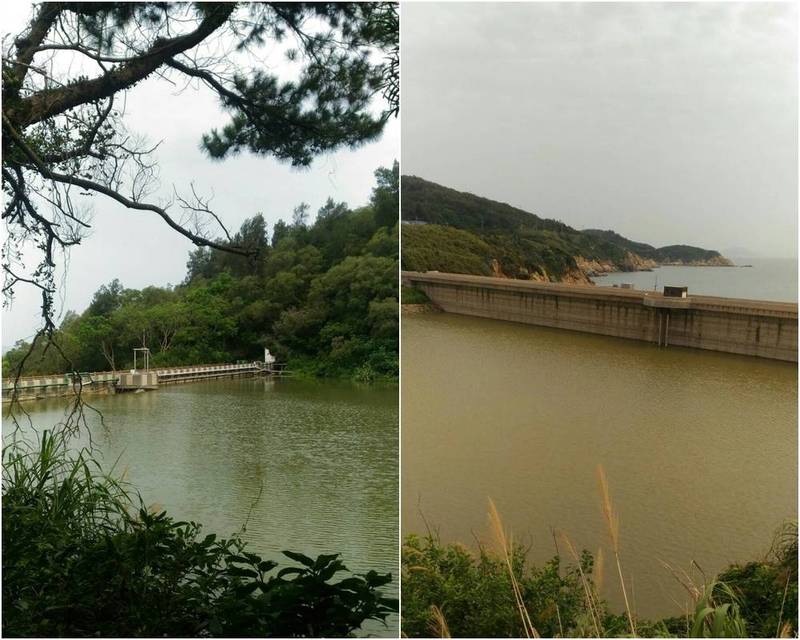 盧碧颱風轉為熱帶低氣壓帶來豪雨，為4鄉5島水量大進補；連江縣自來水廠長陳美金表示，連江縣6個月內供水無虞。（圖為連江縣政府提供）