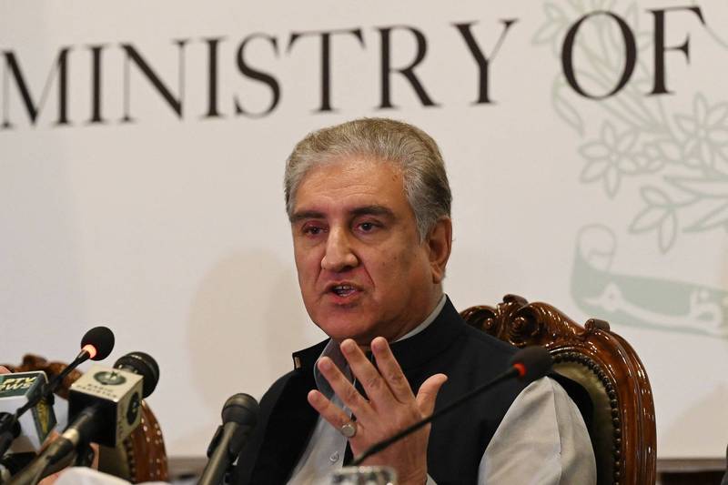 巴基斯坦外交部长库雷希今日指控印度与阿富汗曾参与上月有多人死伤的爆炸案。（法新社资料照）(photo:LTN)