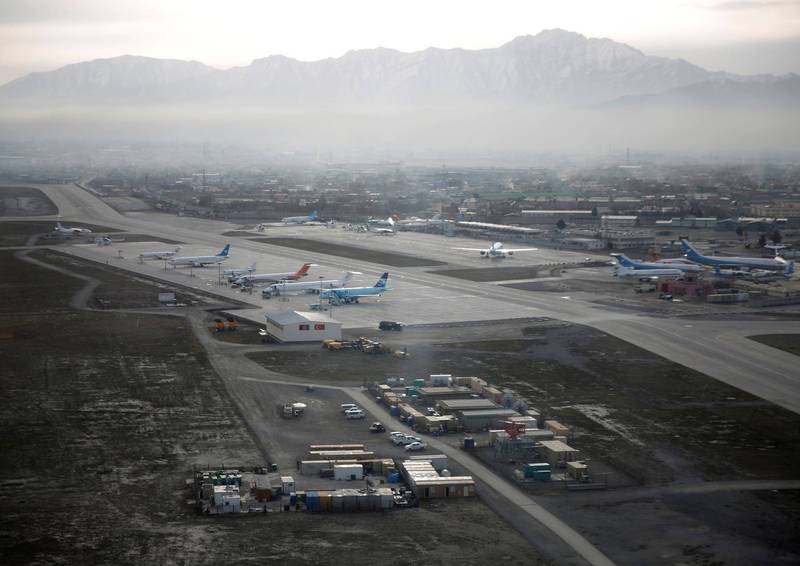 美国国务卿布林肯指出，驻阿富汗使馆人员都已迁至喀布尔国际机场（见图），撤离作业将在那里继续进行。（路透资料照）(photo:LTN)
