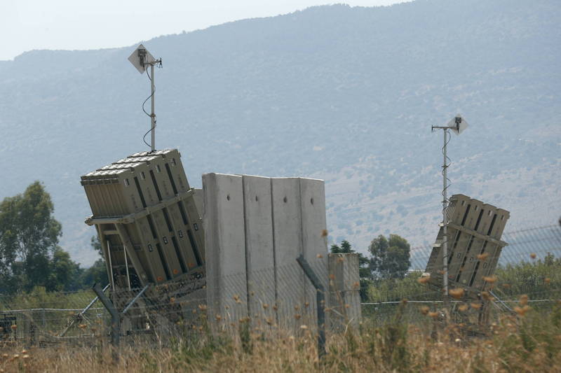 武装份子今日再朝以色列发射火箭，但最后并未得逞。图为以色列的主力防空系统「铁穹」。（欧新社资料照）(photo:LTN)