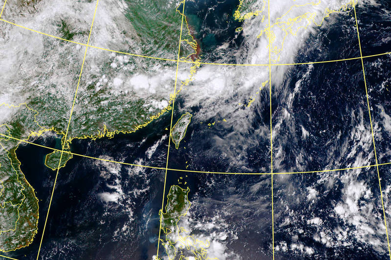 明後天將有滯留鋒面南下來到台灣北方海面，彭啟明強調這狀況非常罕見。（圖擷自氣象局）
