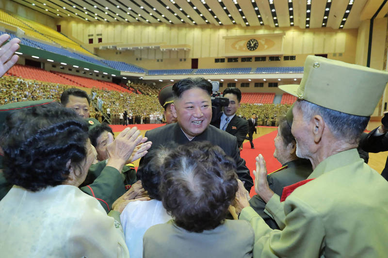 北韩在金氏家族的高压专制之下，公开处决情事时有所闻。图中为北韩领导人金正恩。（法新社）(photo:LTN)