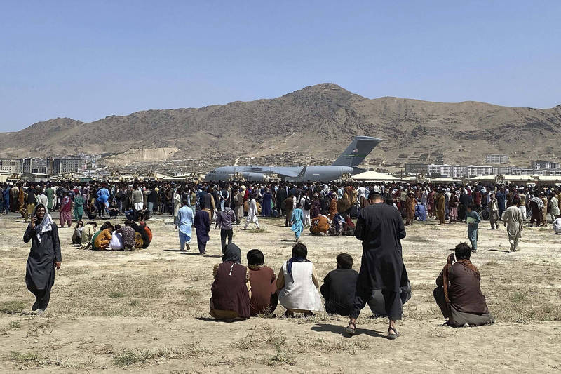 西班牙政府22日宣布，将提供国内2个军事基地收留曾为美国政府工作的阿富汗人。（美联社）(photo:LTN)