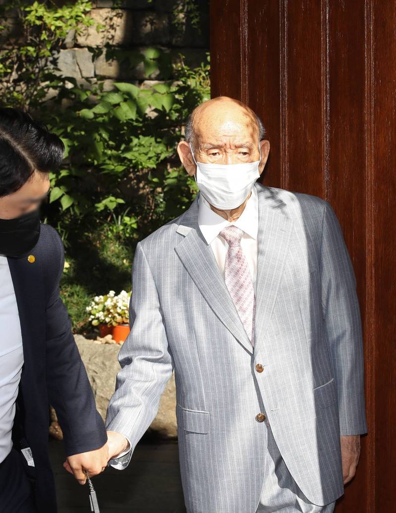 南韩前总统全斗焕罹患血癌，据称已无法正常进食。（欧新社）(photo:LTN)