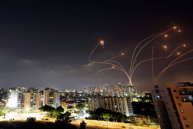 今年5月间以色列铁穹反飞弹系统成功阻绝大多数来自加萨的火箭攻击，在世人面前大显身手。（路透资料照）(photo:LTN)