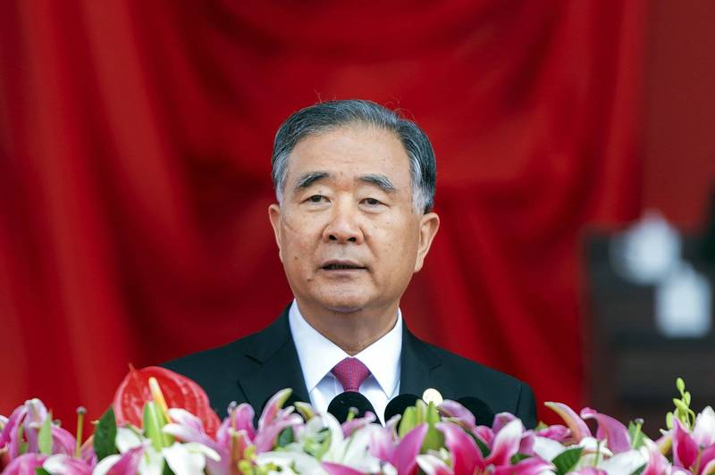 中共全国政协主席汪洋。（美联）(photo:LTN)