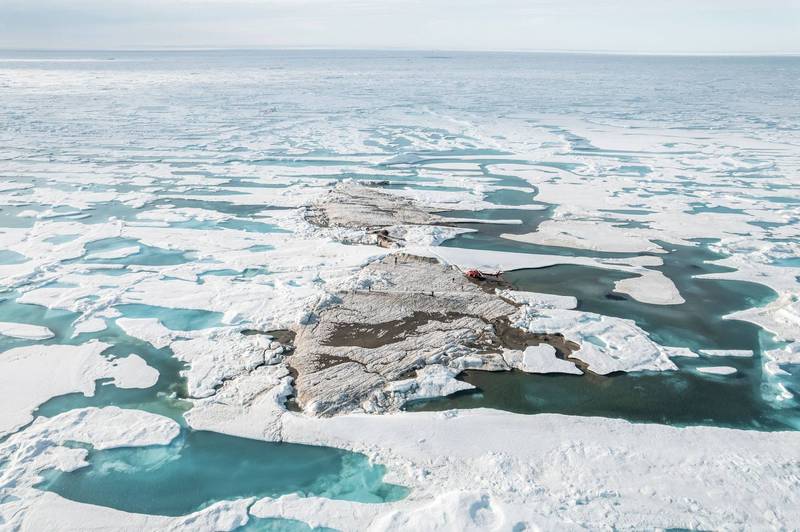 在美国、俄国、加拿大、丹麦、挪威等国家争夺的北极范围内，科学家发现一个「世界最北端岛屿」。（路透）(photo:LTN)