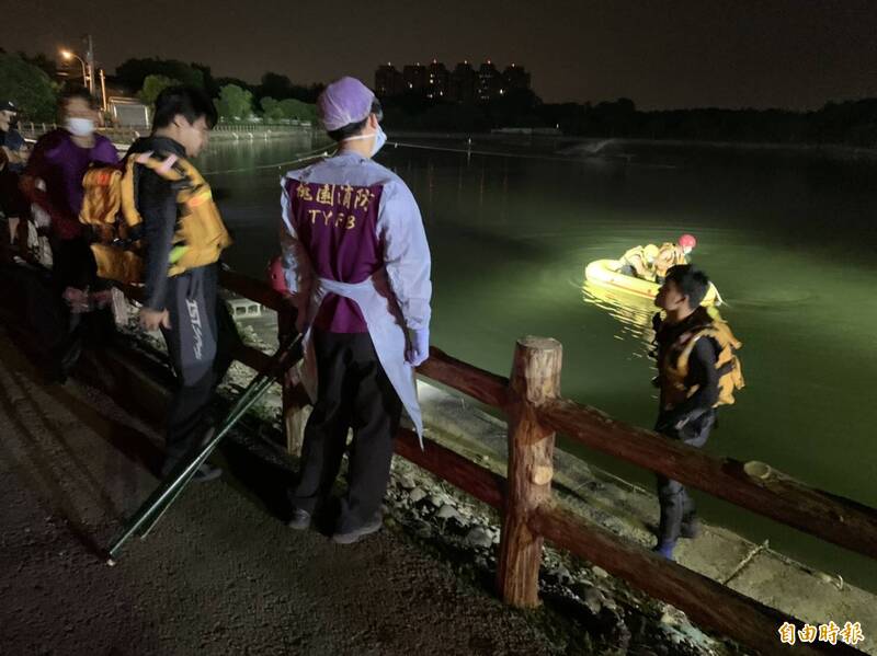 桃市消防局第一救災救護大隊茄苳分隊，近來發生3天內2件溺水事件，不過1獲救、1救起後失去生命徵象。（記者陳恩惠攝）