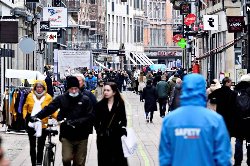 丹麦9月10日将取消一切防疫限制，图为首都哥本哈根街头今年3月间解封后的景象。（路透）(photo:LTN)