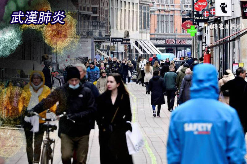 丹麦9月10日将取消一切防疫限制，图为首都哥本哈根街头今年3月间解封后的景象。（路透，本报合成）(photo:LTN)