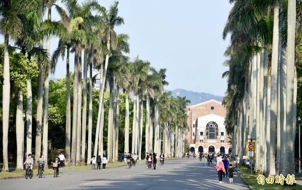 2022英國泰晤士（THE）世界大學排名今（2日）公布，台灣大學去年闖入97名，今年退步到113名，校方分析，高教界競爭激烈、不進則退，不足處將持續努力。（資料照）