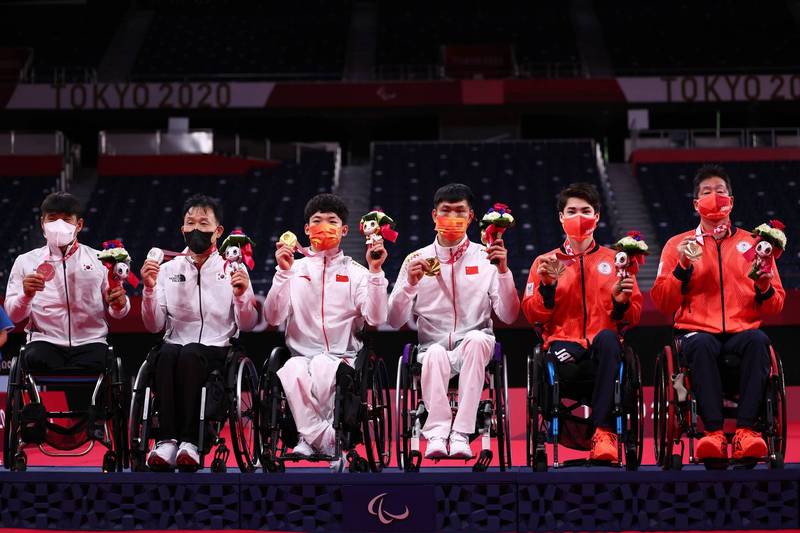 中国在今年帕运斩获96金60银51铜，共207面奖牌，达成帕运奖牌5连霸。（路透）(photo:LTN)