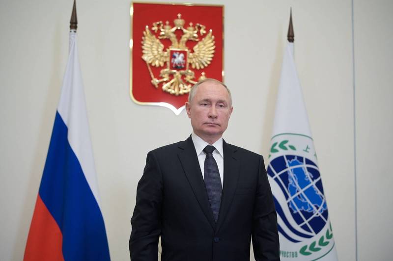 俄国总统普廷今日表示，俄罗斯有意与神学士合作。（路透）(photo:LTN)