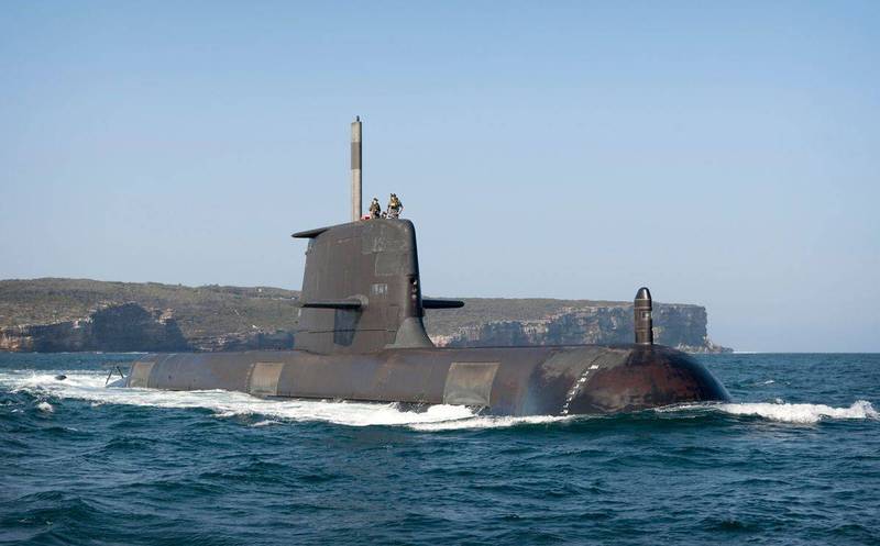 美國海軍作戰部長吉爾迪認為，澳洲建造核子潛艦可能要耗費數十年，並非短期可達成的造艦計畫。圖為澳洲海軍現役柯林斯級潛艦一號艦「柯林斯號」。（圖擷取自澳洲海軍官網）