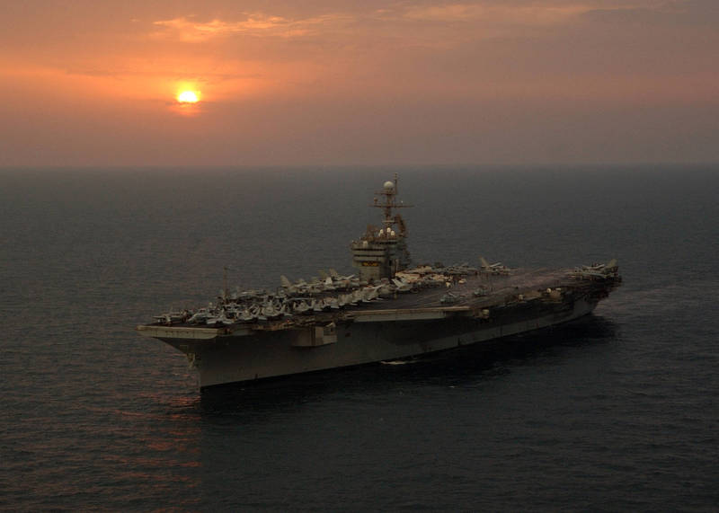 甘迺迪号航母主要部署在波湾战争，于2007年退役。（美联社）(photo:LTN)