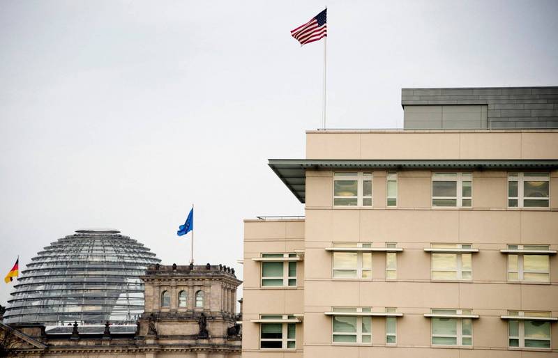 美驻柏林大使馆官员疑似遭声波攻击，德国警方目前正在展开调查。（法新社）(photo:LTN)