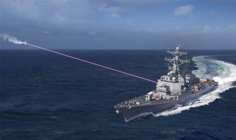 安装在美军驱逐舰上的「太阳神」（HELIOS）雷射武器系统示意图。（取自洛克希德马丁官网）(photo:LTN)
