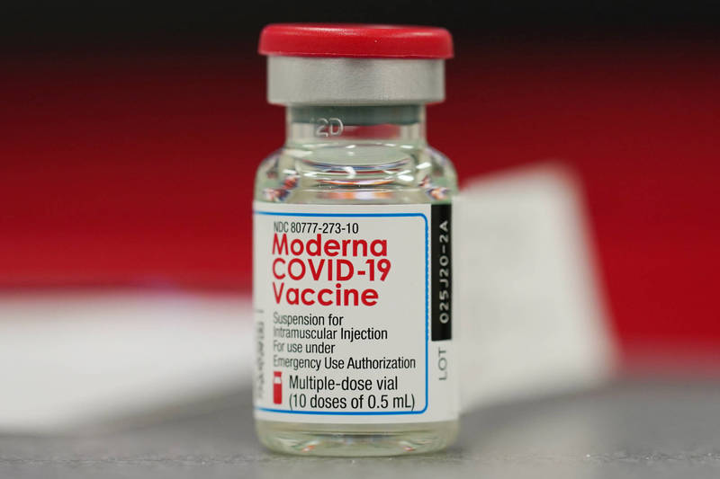 美FDA顧問團建議使用莫德納作為加強劑。（美聯社）