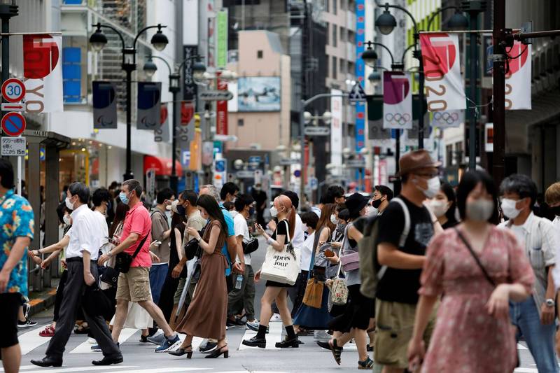 東京都政府表示，由於登錄程序與系統上的錯誤，東京都過去半年總確診病例數「校正回歸」新增4065例。（路透）