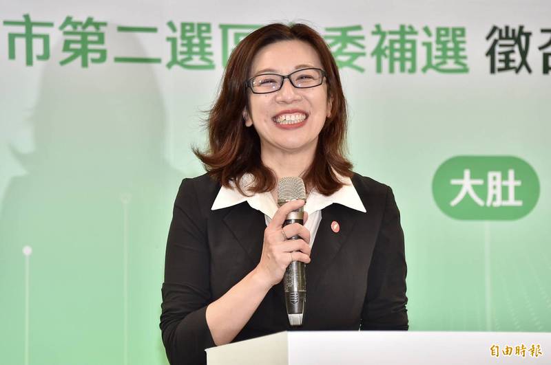 民進黨徵召林靜儀參選台中市第二選區立委補選。（記者塗建榮攝）