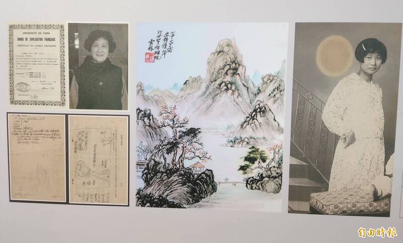  成功大學舉辦「惜．念．蘇雪林」文物展，今天在成大中文系開幕。（記者洪瑞琴攝）