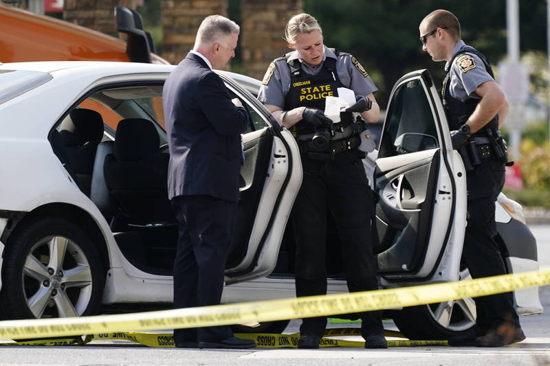美国宾州日前发生一起抢玩具命案，当地警方正朝兇杀案方向侦办。美国警方示意图，与本文无关。（美联社）(photo:LTN)