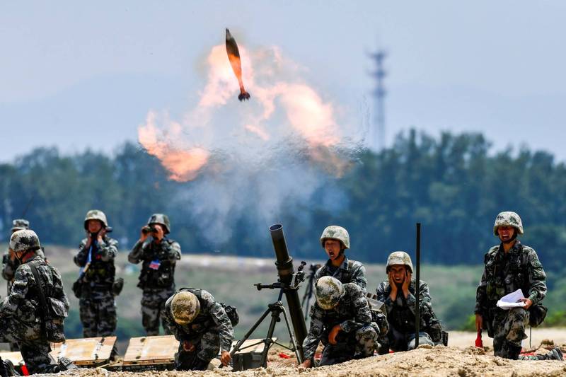 美國參眾議員搭乘軍機訪台之際，共軍東部戰區9日晚間透露他們在台海進行聯合戰備警巡，還說是針對「在台灣問題上採取嚴重錯誤言行」的國家。圖為解放軍示意圖。（路透）