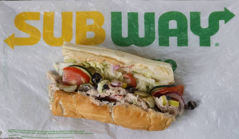 Subway潛艇堡。（資料照，法新社）