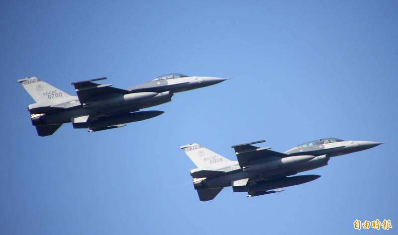 F-16V预演飞行英姿。（记者林宜樟摄）(photo:LTN)