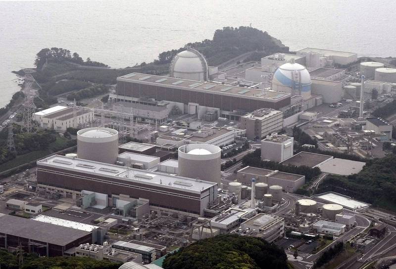 日本佐贺县玄海核能发电厂今（16日）凌晨2时许发生工地火灾，幸好并没有造成放射物质外洩。（路透）(photo:LTN)