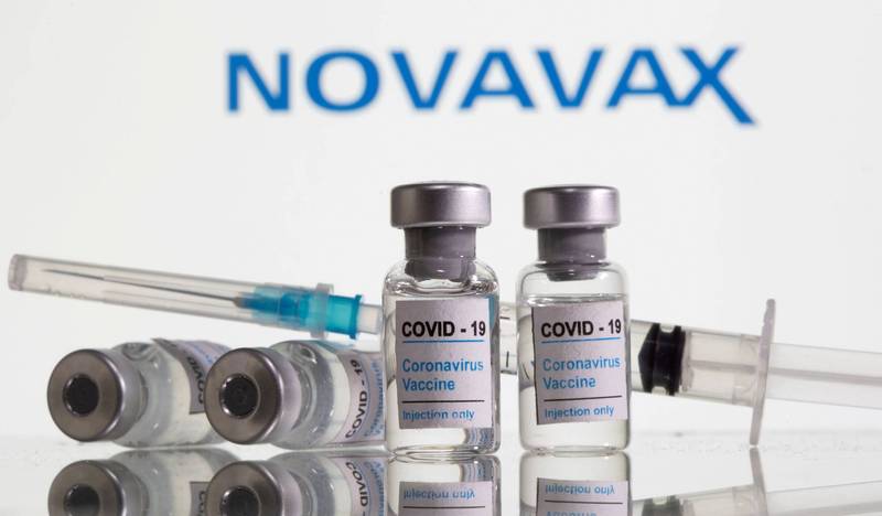 Novavax疫苗。（資料照，路透）