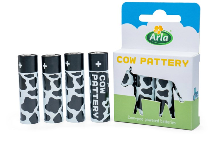 乳製品公司Arla與電池公司GP合作，推出可充電「牛糞電池」，有望替英國解決可再生能源的需求。（圖擷取自Arla UK官網）
