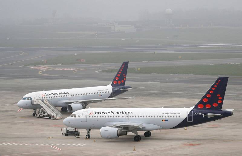 布鲁塞尔航空一架班机因引擎故障迫降都柏林。（路透）(photo:LTN)