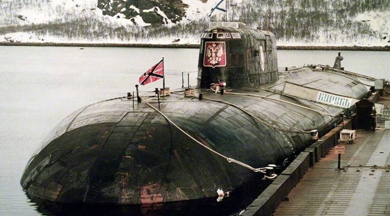 库斯克号核潜舰（见图）2000年5月，停靠在俄罗斯北方舰队的维佳耶沃（Vidyaevo）基地。（路透资料照）(photo:LTN)