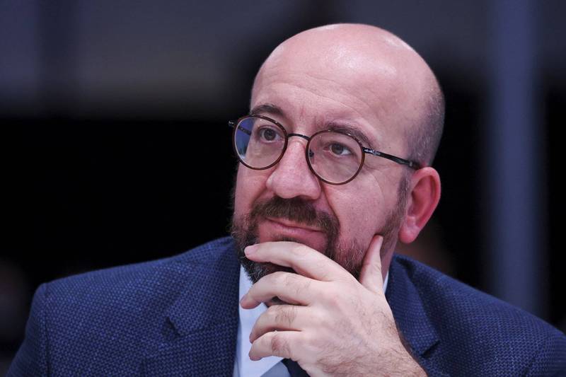 歐盟理事會主席米歇爾（Charles Michel）。（美聯社）