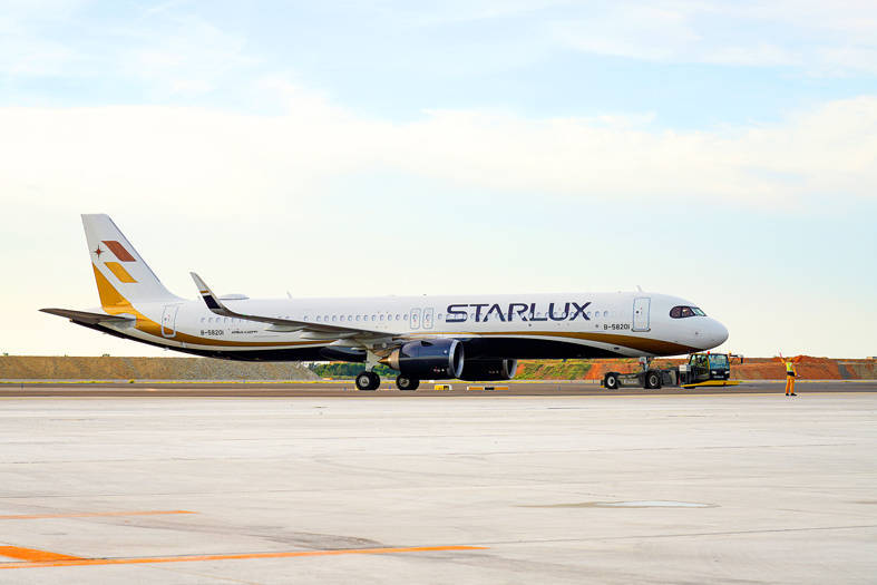 A Starlux airplane is pictured in an undated photograph.
Photo courtesy of Starlux Airlines