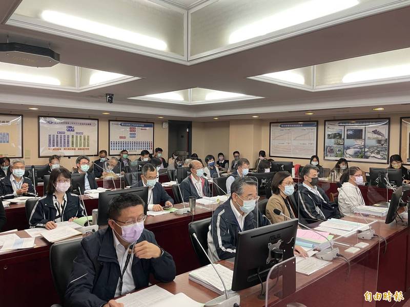 台北市議會交通委員會開始審查台北捷運公司明年度預算。（記者蔡亞樺攝）