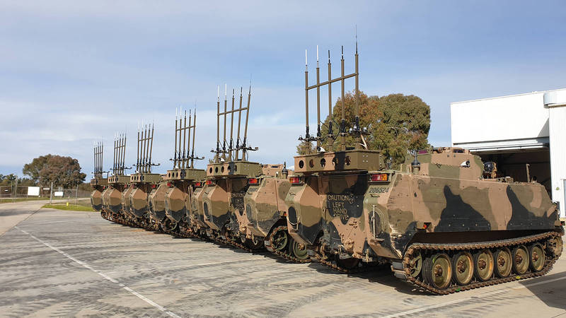 貝宜系統交付20輛選擇性載人戰鬥載具「M113AS4」給澳洲陸軍。（圖片取自BAE Systems Australia推特）