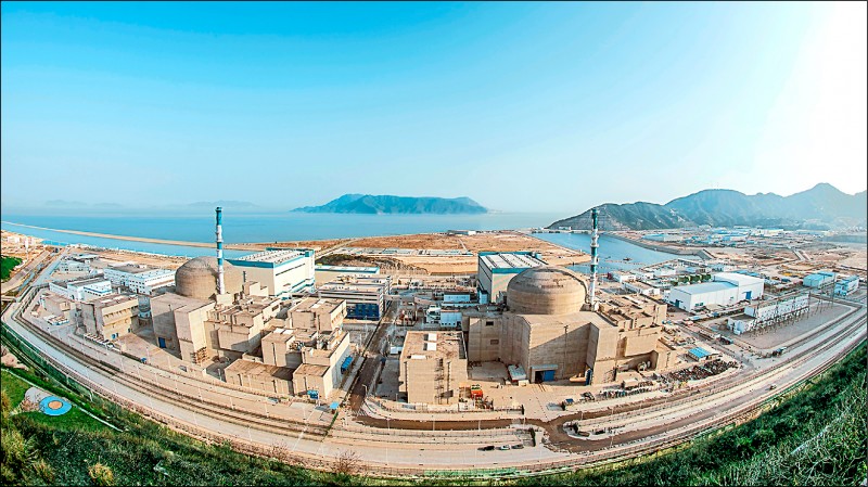 中国广东省台山核电厂料棒破损，匿名法籍工作人员透露，多达七十几根，损坏程度十分严重。（取自维基百科）(photo:LTN)