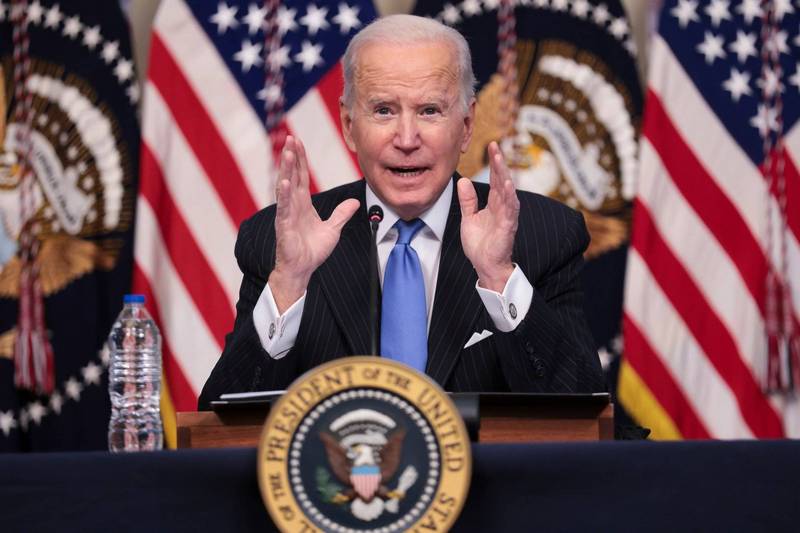 美國總統拜登（Joe Biden）29日承諾，美國不會針對Omicron變種病毒實施新的封鎖措施。（彭博）