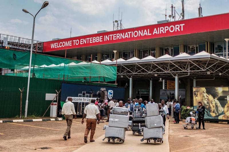 恩德培國際機場（Entebbe International Airport）。（法新社）