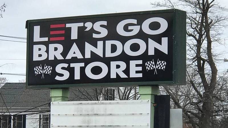 美国麻州出现第一家「Let's Go Brandon」实体商店。（翻摄自脸书专页）(photo:LTN)