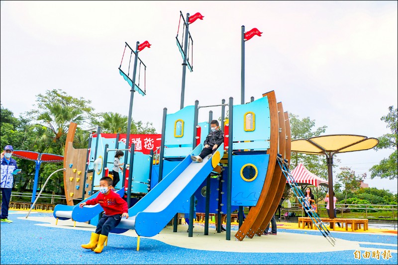 頭城第二親子共融遊樂場啟用孩童玩翻 生活 自由時報電子報